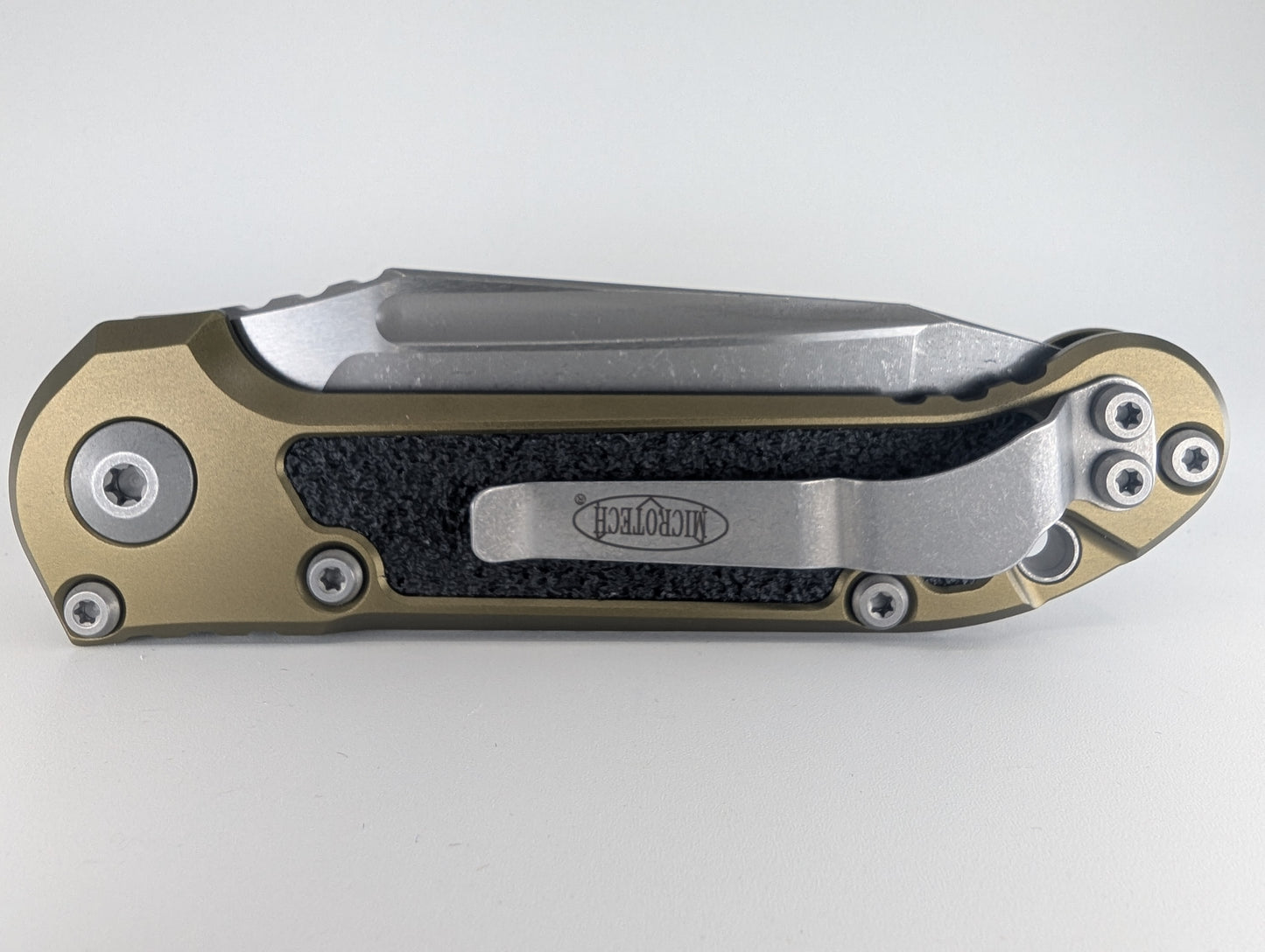 Microtech L.U.D.T. T/E Gen III OD Green Apocalyptic Auto Folding Knife
