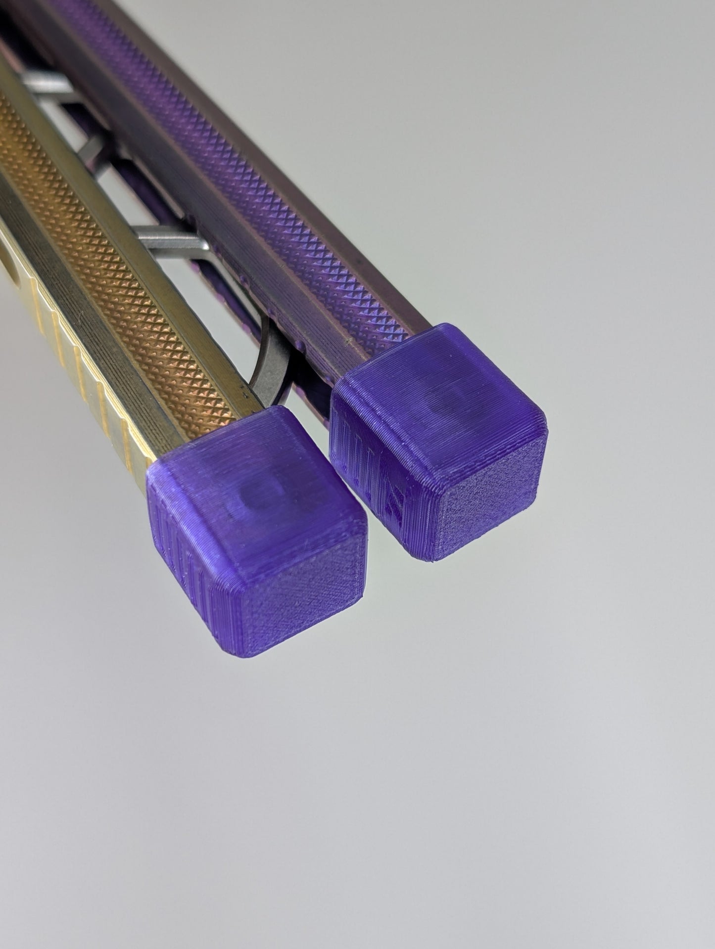 Zippy Balisong Rubbery Handle Caps for Protection