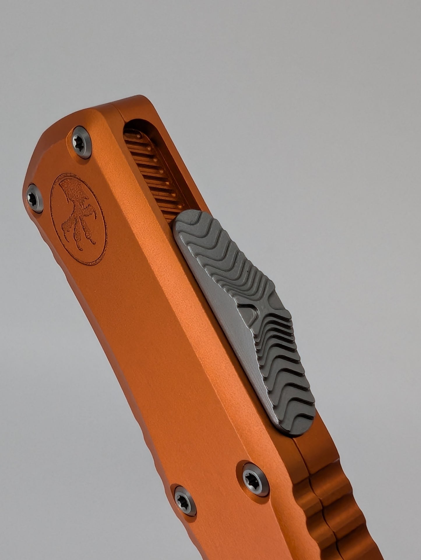 Microtech Hera II Mini S/E Orange Stonewash Out the Front Knife