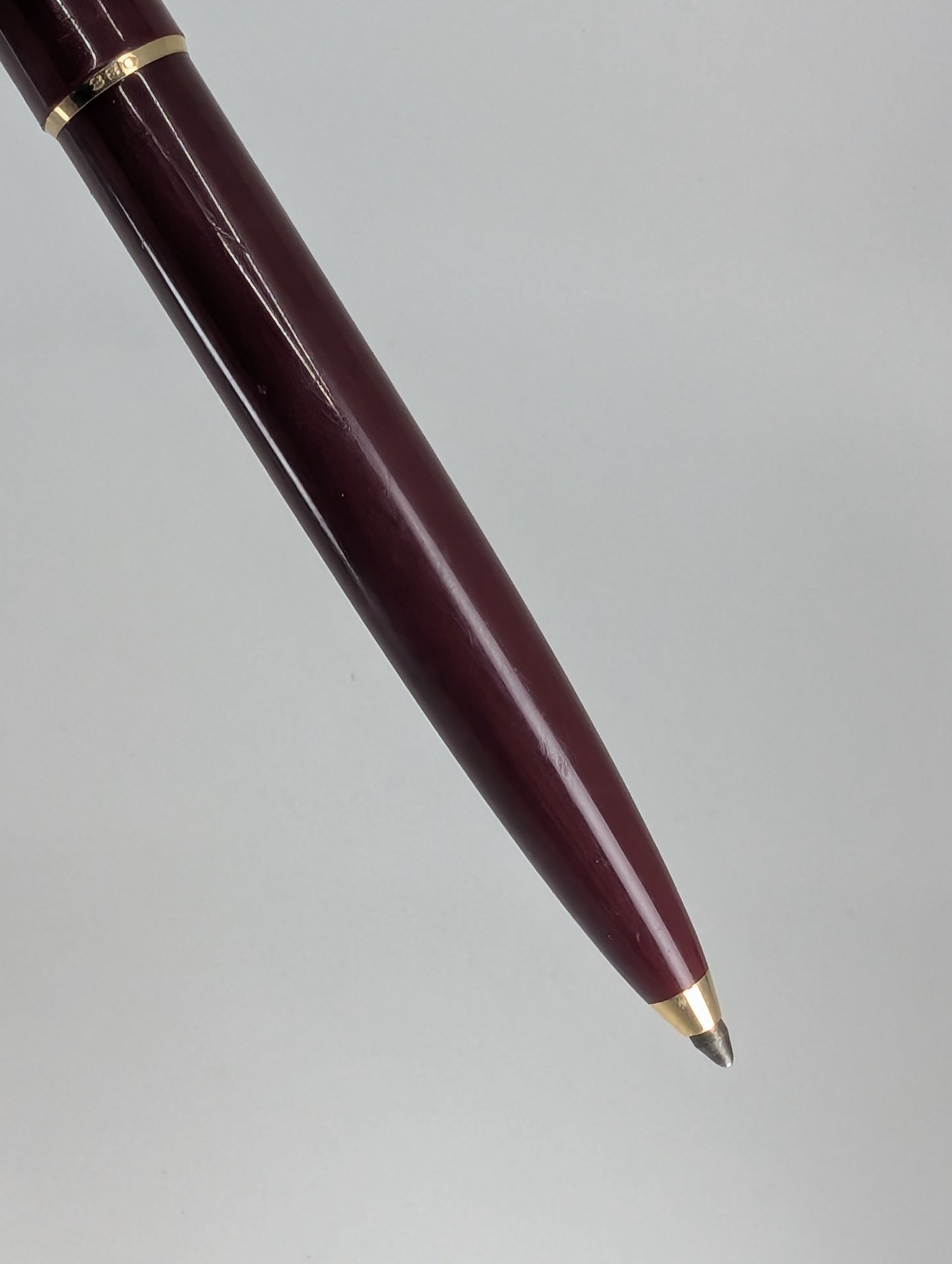 *Consignment* Montblanc 380 Bordeaux Ballpoint Pen Lever Mechanism