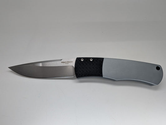 Protech Mike "Whiskers" Allen Grey Magic Bolster Auto Folding Knife