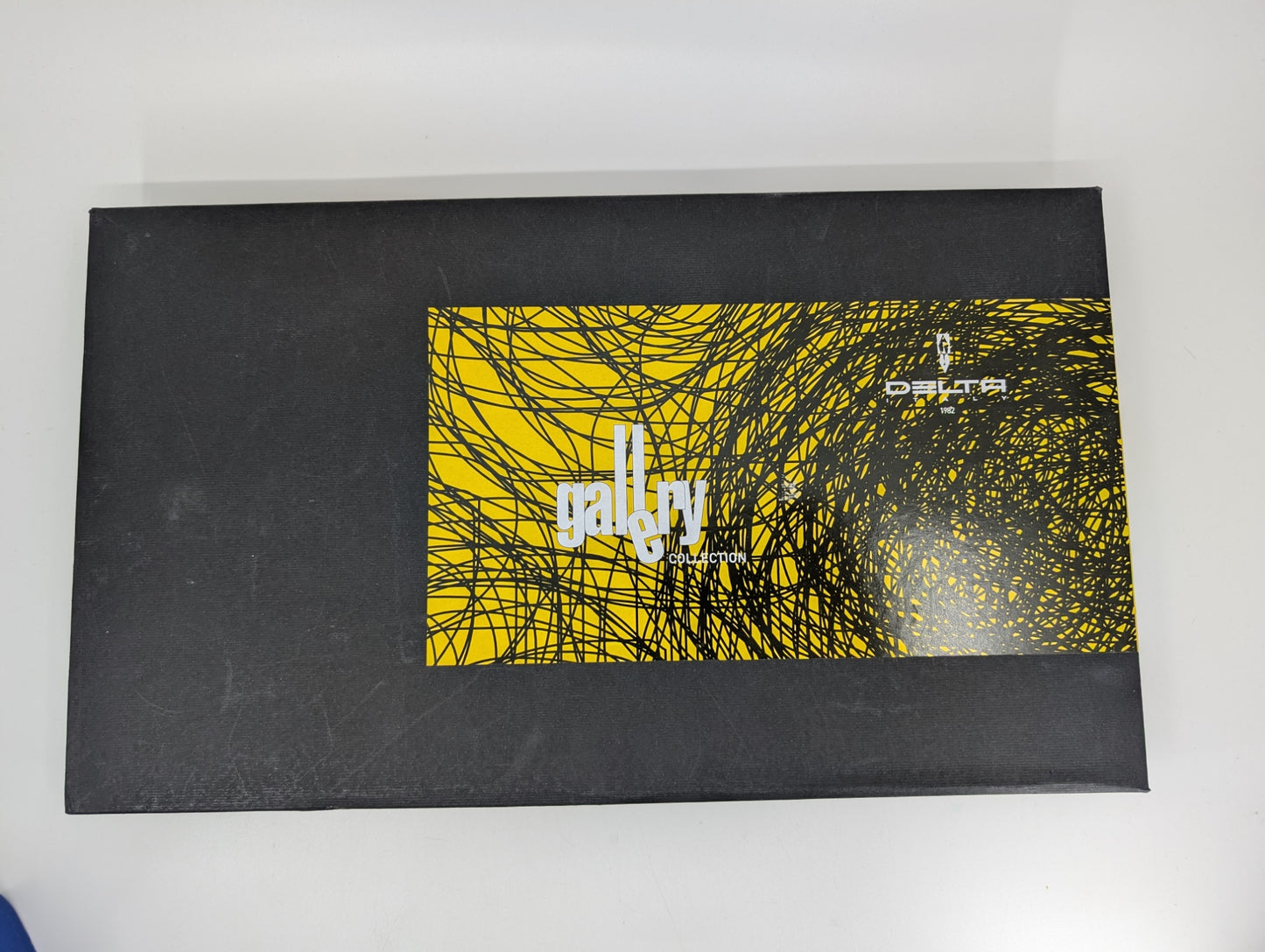 *Consignment* Delta Gallery Mid-Size Yellow Marble Rollerball Liquid Universal Ink Cartridge