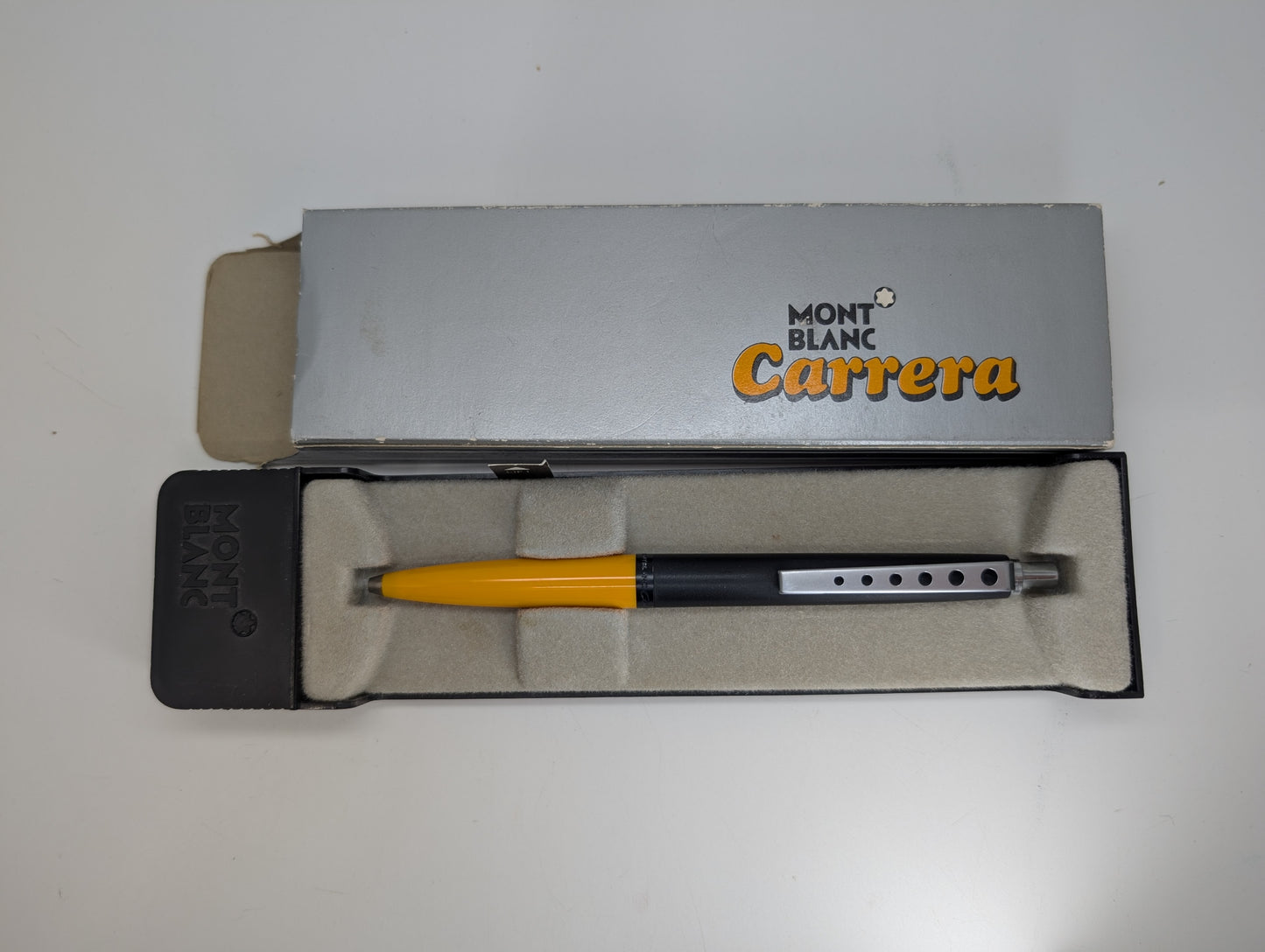 *Consignment* Montblanc Carrera 590 Vintage Orange Ballpoint Pen