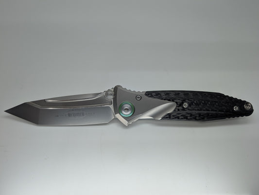 *Consignment* Microtech Socom Bravo T/E Ti Handle Carbon Fiber Scale Framelock Folding Knife