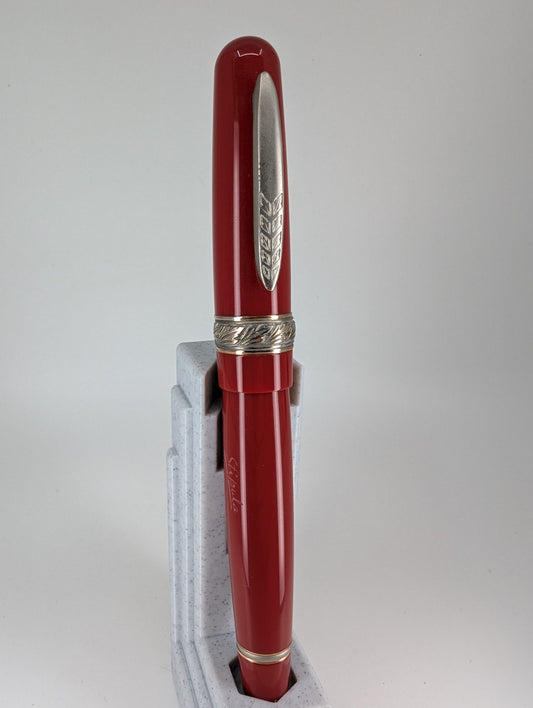 Stipula Etruria Magnifica Red Fountain Pen Steel Nib