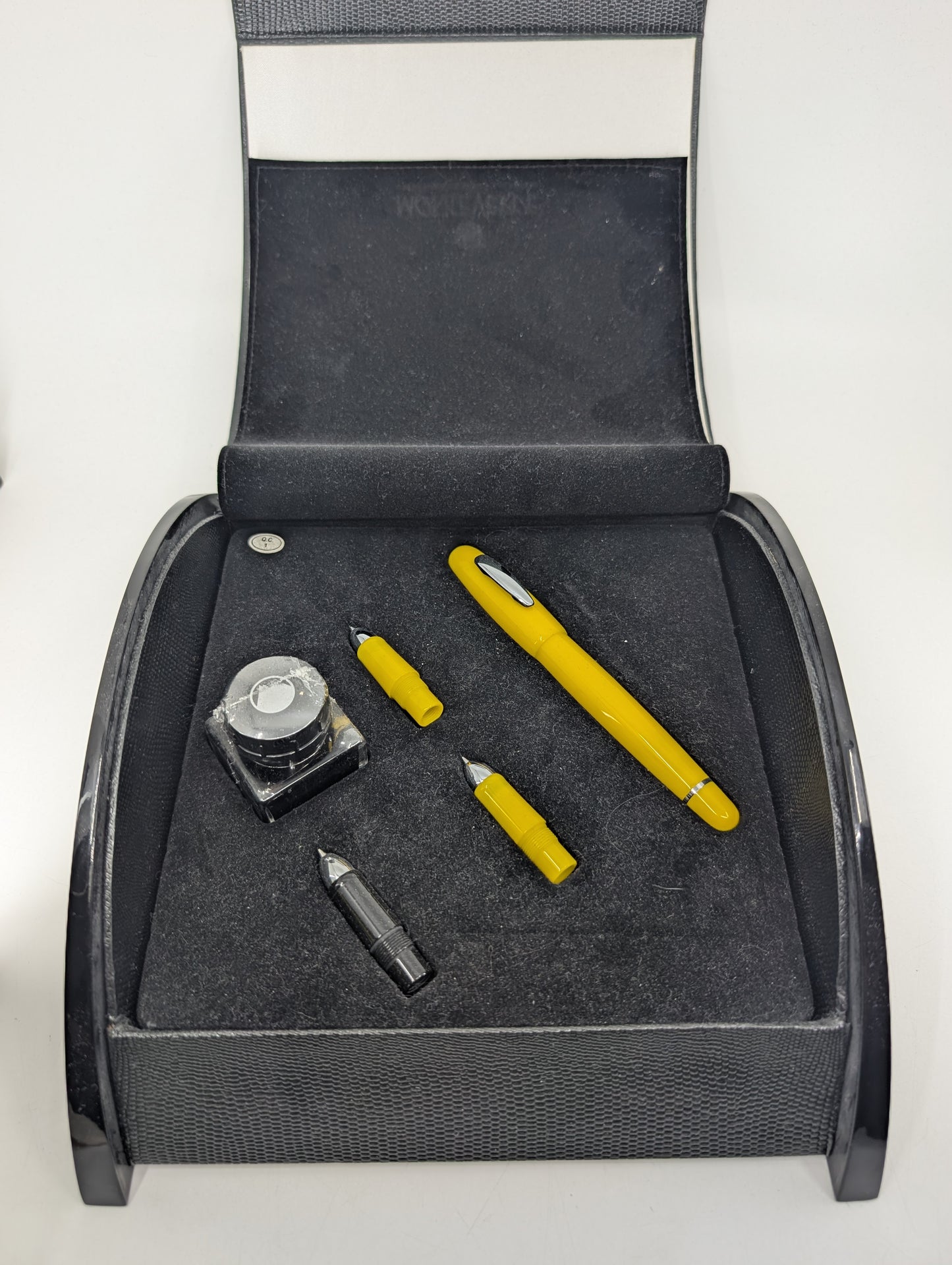 *Consignment* Monteverde 1st Limited Edition Mega Ink Ball Rollerball (1999) - Yellow with Chrome Trim Mint with LE Gift Box