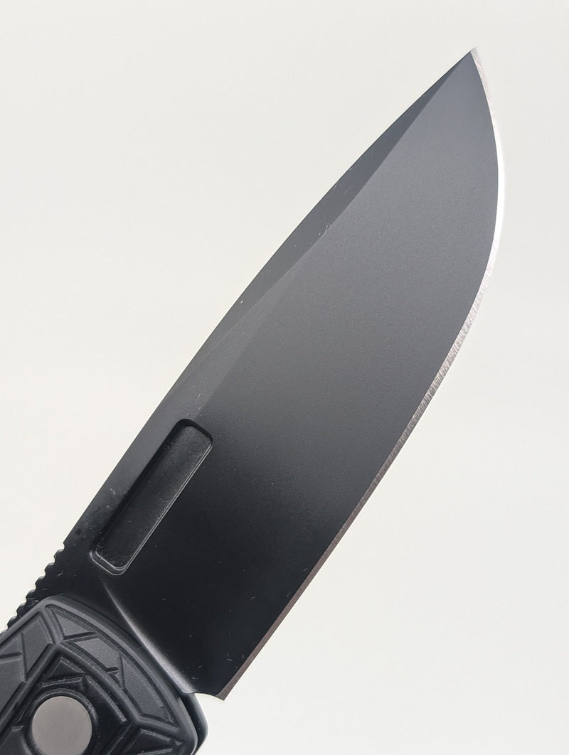 Protech x Vero "Synapse" 2 Black Herringbone Aluminum DLC MagnaMax Auto Folding Knife