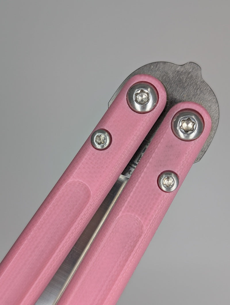 *Consignment* Palethius Designs Backline V3 Pink Live Blade Balisong