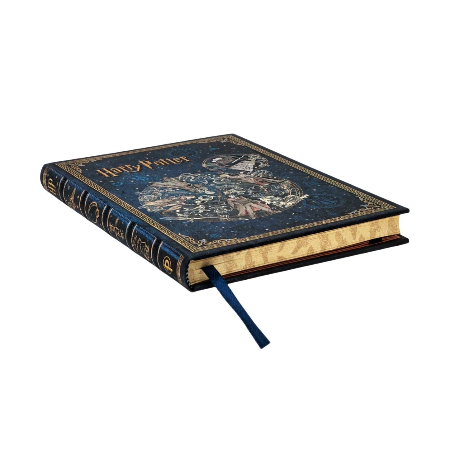 Decorative book with 'Harry Potter' cover on a white background