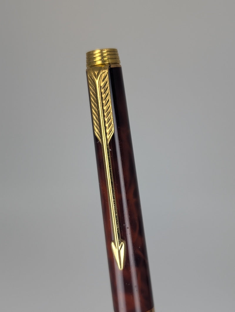*Consignment* Parker 180 Marble Brown Lacquer Rollerball Pen