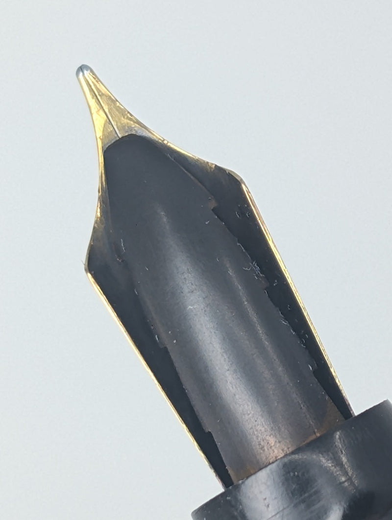 *Consignment* Parker Duofold 1928 Flat Top Black / Gold Fountain Pen