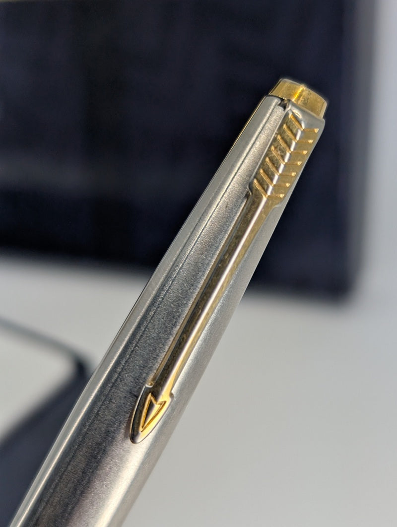 *Consignment* Parker 45 Black Gift Box Set Ballpoint / Fountain Pen