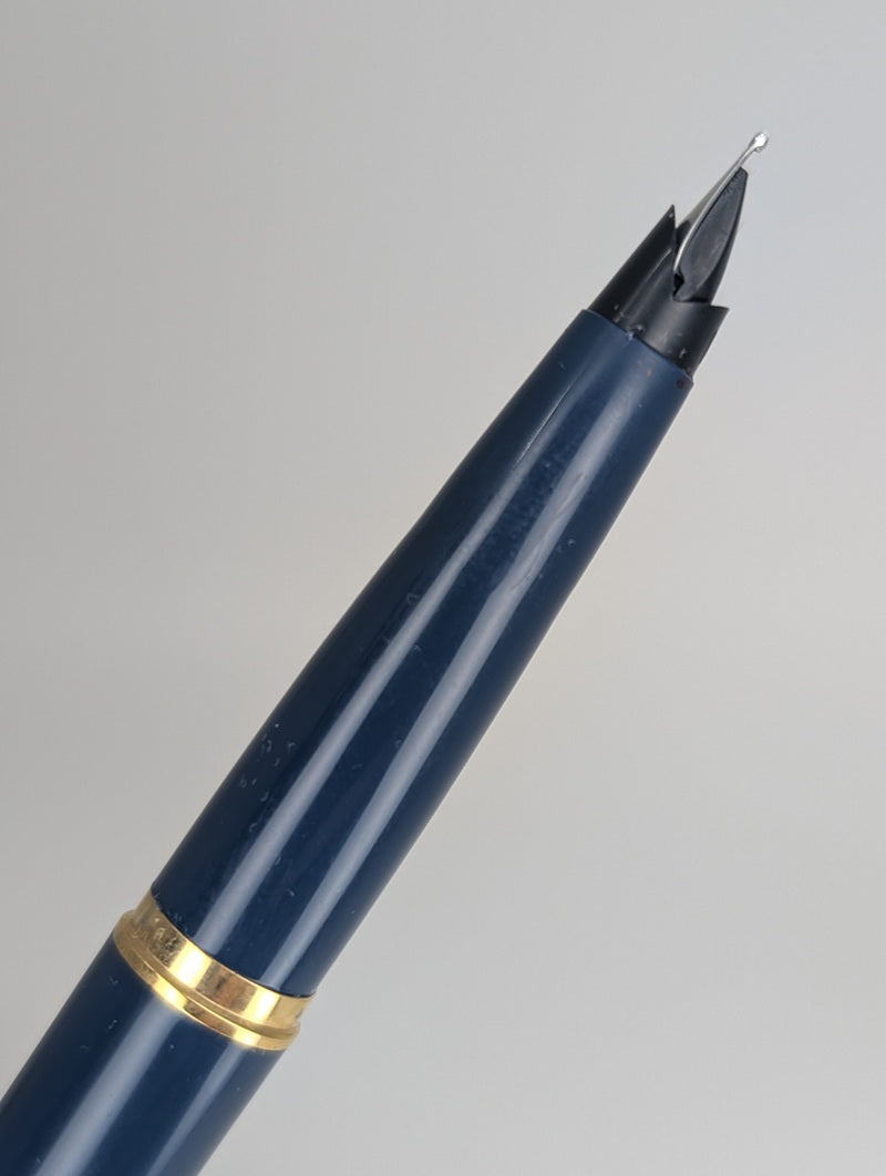 *Consignment* Parker 45 Blue Fountain Pen / Pencil Set