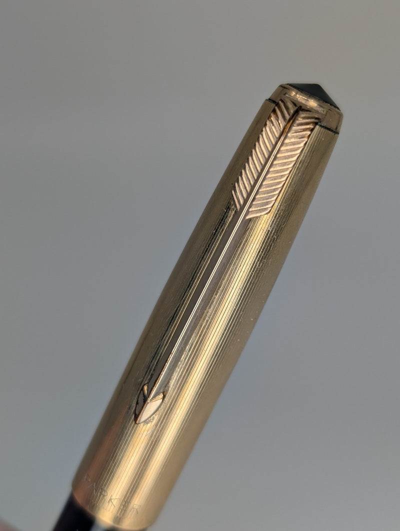 *Consignment* Parker "51" Fountain Pen / Mechanical Pencil Set Engraved "S.A.B"