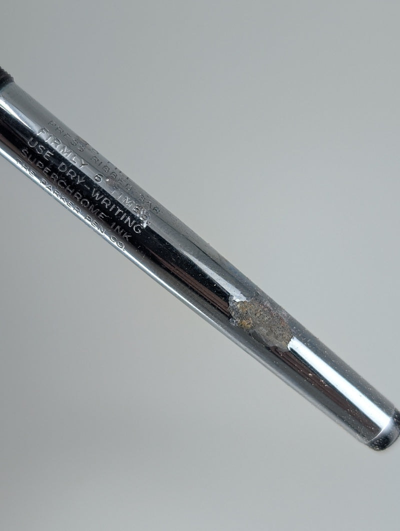 *Consignment* Parker 51 Plum w/ Silver Fountain Pen