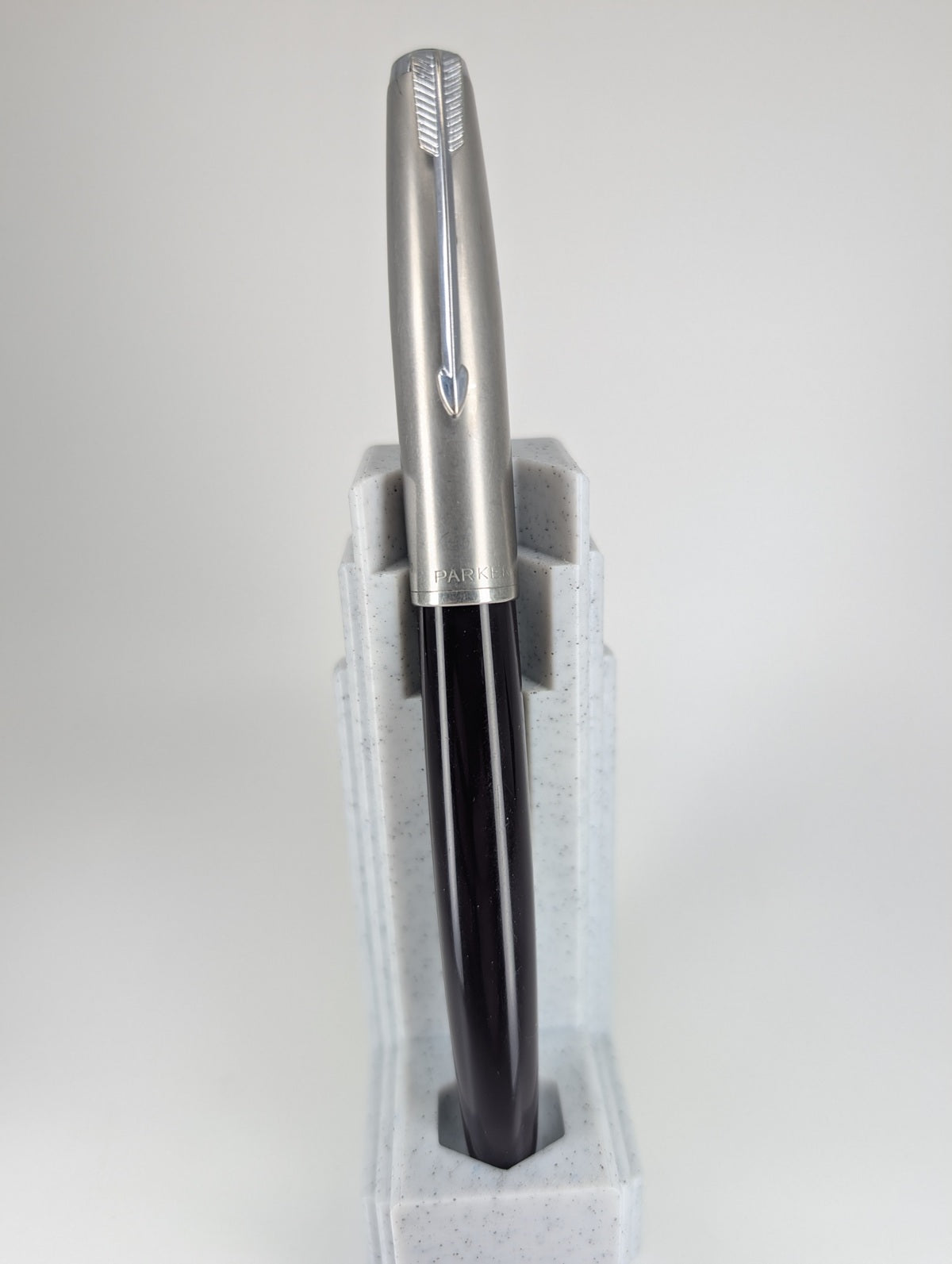 *Consignment* Parker 51 Plum w/ Silver Fountain Pen