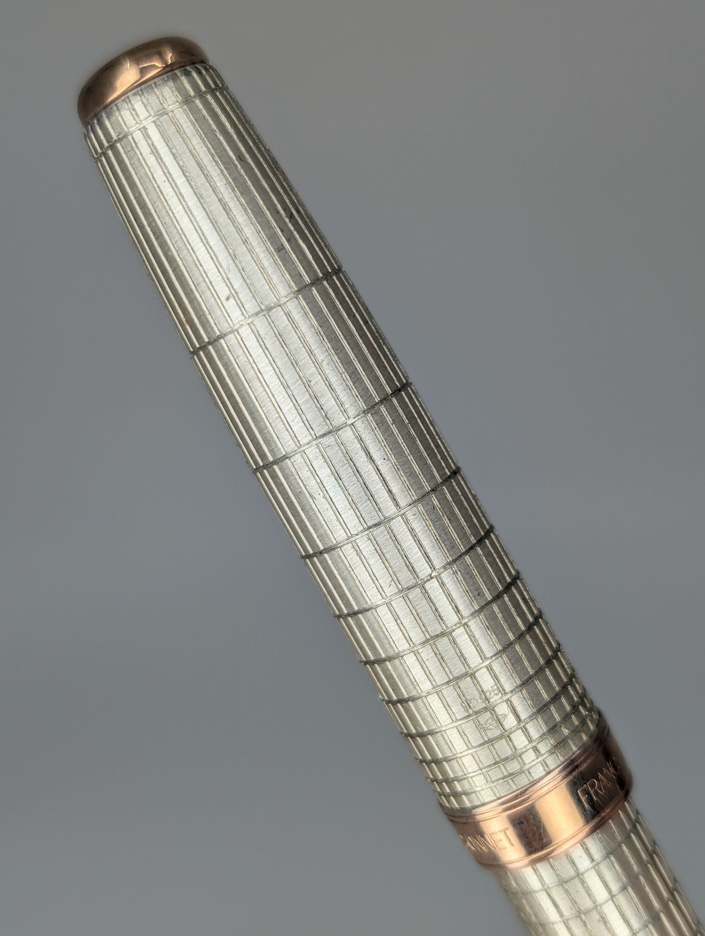 *Consignment* Parker Sonnet Satin Grid Rollerball Pen