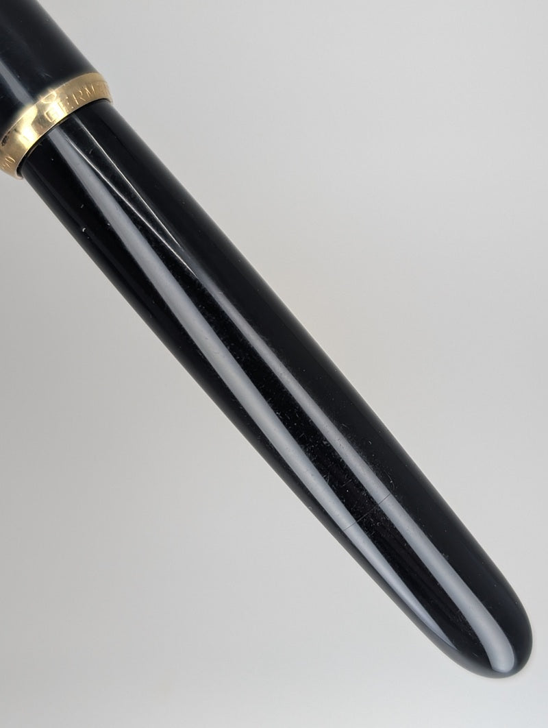 *Consignment* Pelikan 120 Black / Gold Fountain Pen Medium Nib