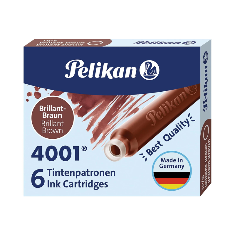 Pelikan 4001 Ink Cartridge 6pk