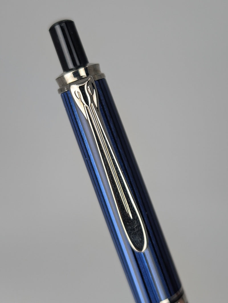 *Consignment* Pelikan K405 Blue Striped Ballpoint Pen