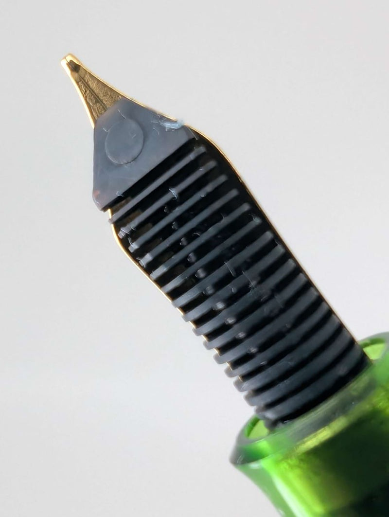 *Consignment* Pelikan M200 Green Demonstrator W. Germany Fountain Pen Steel Medium Nib