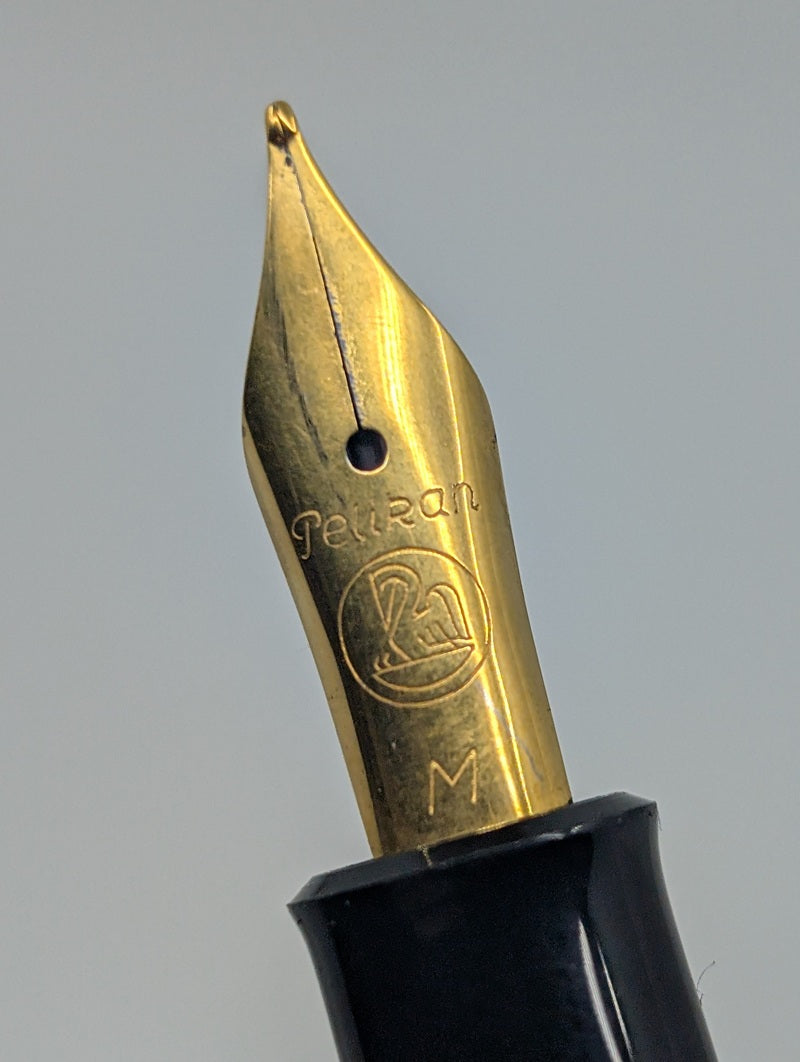 *Consignment* Pelikan M200 Grey Marble Fountain Pen Medium Nib