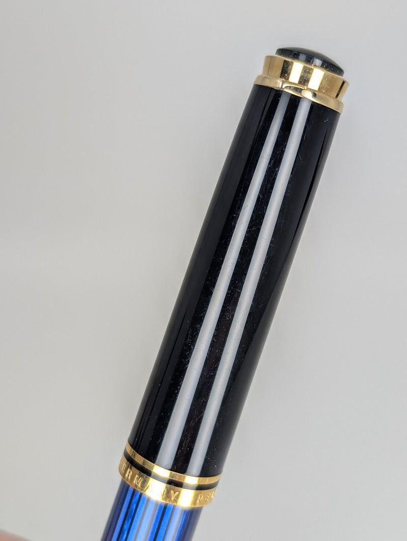 *Consignment* Pelikan M800 / R800 Blue Fountain Pen & Rollerball Set