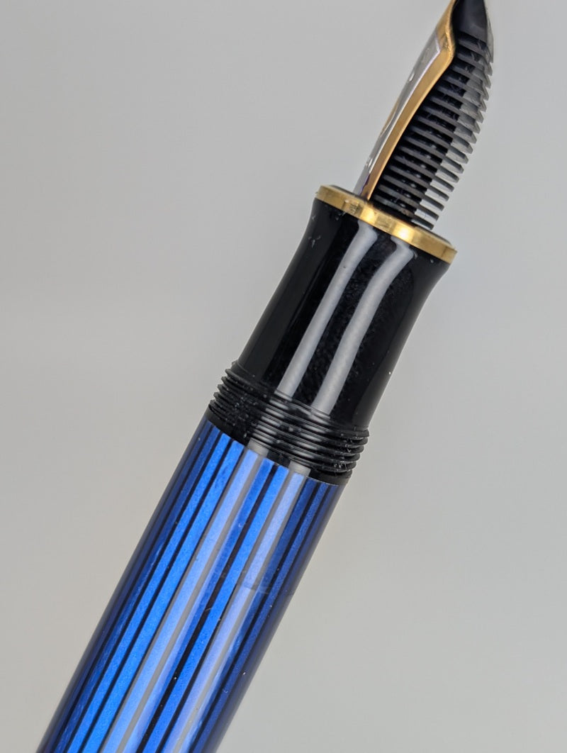 Pelikan R800 Vs R600 *Consignment* Pelikan M800 / R800 Blue Fountain Pen & Rollerball Set ...