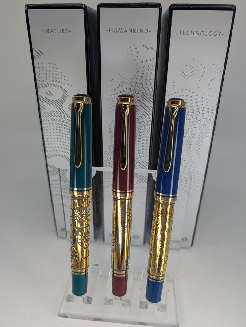 *Consignment* Pelikan M800 Special Edition Expo 2000 Hannover Germany 1998 #1082 Pen Set