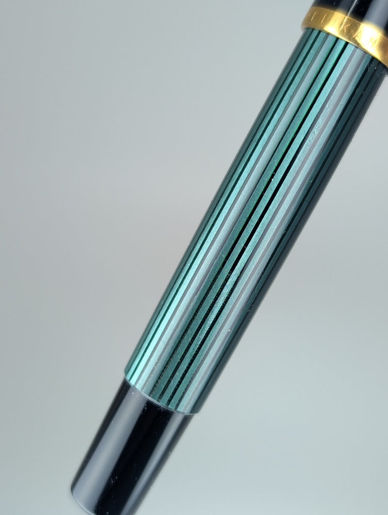 *Consignment* Pelikan R400 Green Striped W. Germany Rollerball Pen