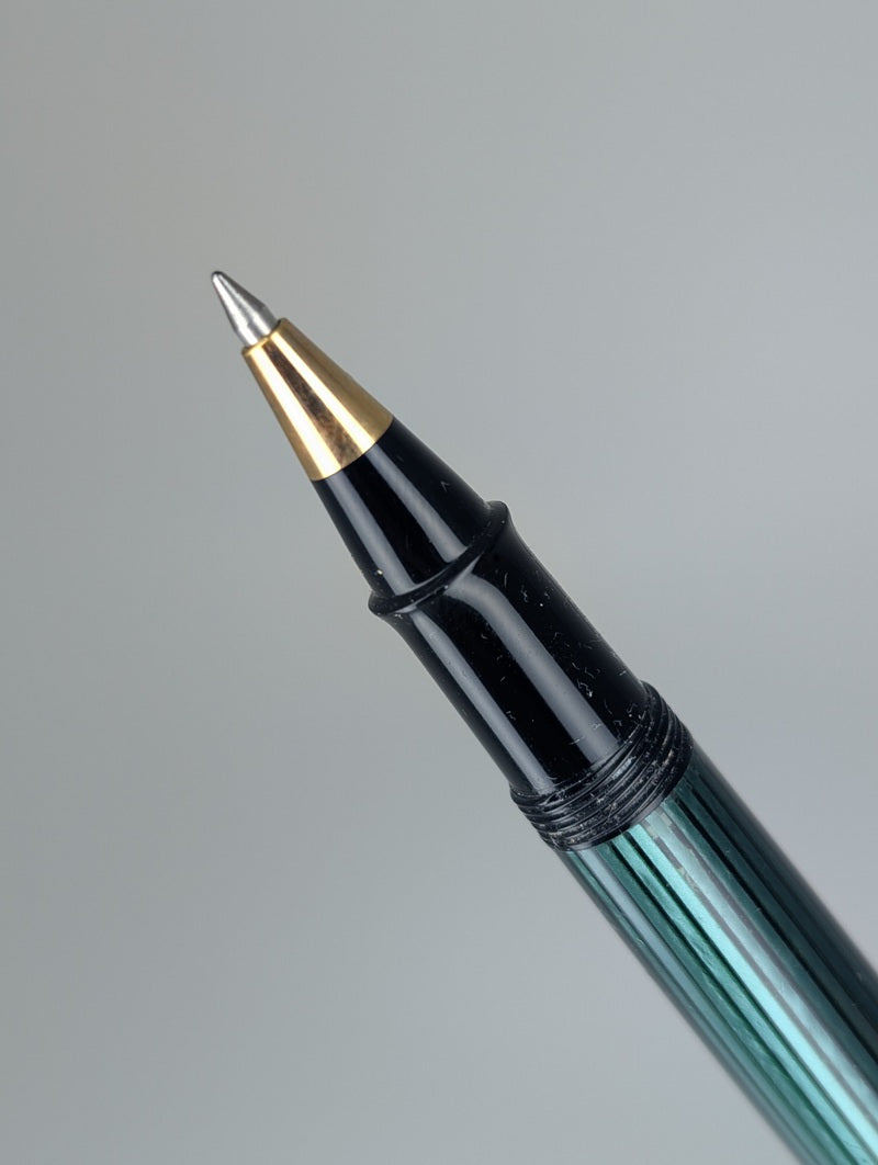 *Consignment* Pelikan R400 Green Striped W. Germany Rollerball Pen