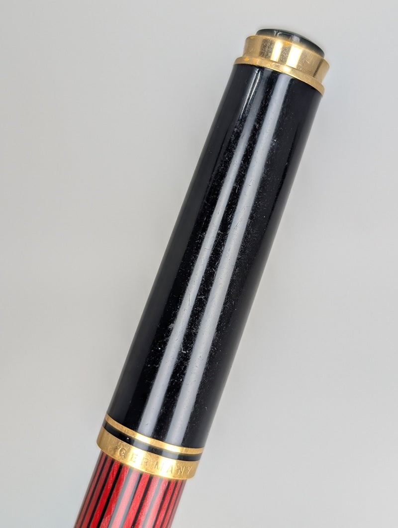 *Consignment* Pelikan R400 Red / Black Rollerball Pen
