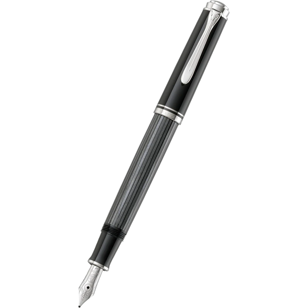 Pelikan M405 Stresemann Fountain Pen 14c Gold Broad Nib