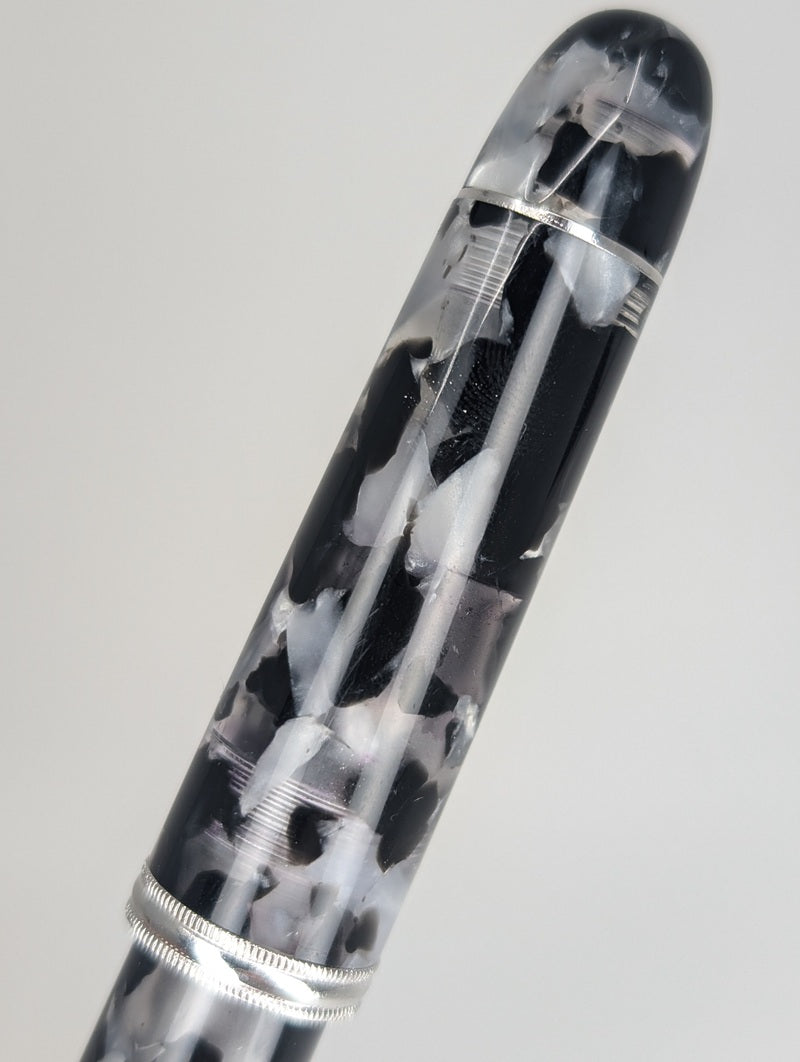 *Consignment* Penlux Masterpiece Grande Koi Black & White Fountain Pen Medium Nib
