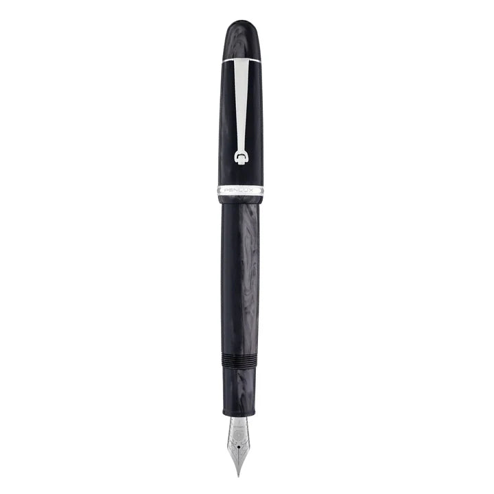 Penlux Masterpiece Grande "Black Wave" Fountain Pen Medium Nib