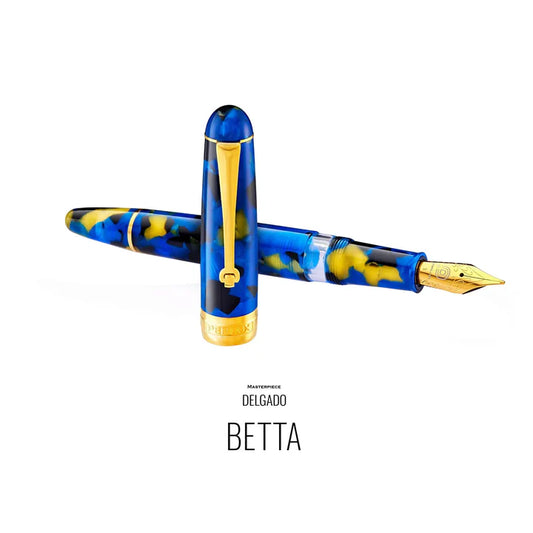 Penlux Masterpiece Delgado "Betta" Fountain Pen Fine Nib