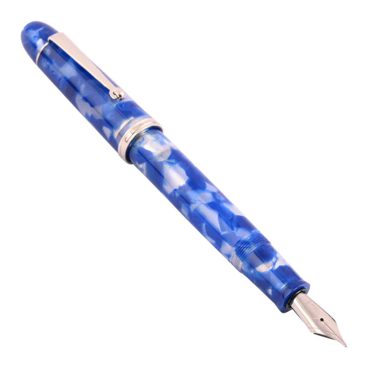 Penlux Masterpiece Grande Koi King Blue Fountain Pen Fine Nib