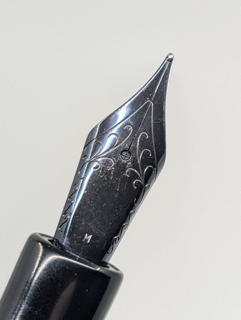 *Consignment* Pens by Casey Tokubetsu Mun Ebony Fountain Pen Medium Nib