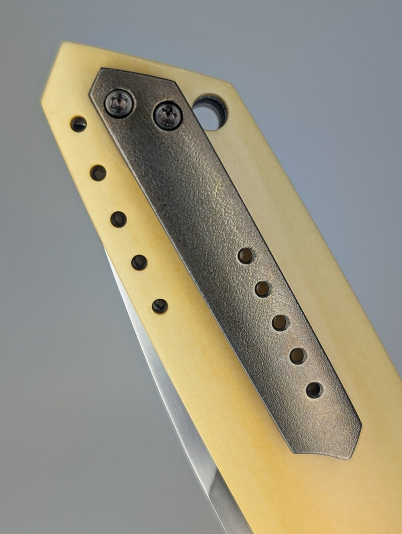 *Consignment* Peter Carey Knives Mini Roadster Flipper Prototype Liner Lock Folding Knife