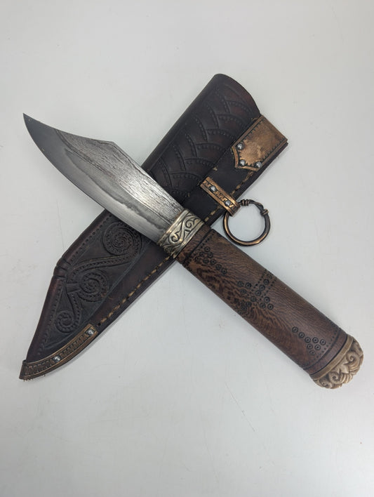*Consignment* Petr Floria̓ne Small Seax Fixed Blade Knife