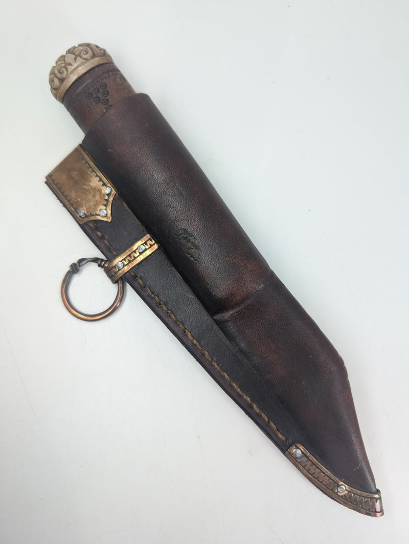 *Consignment* Petr Floria̓ne Small Seax Fixed Blade Knife