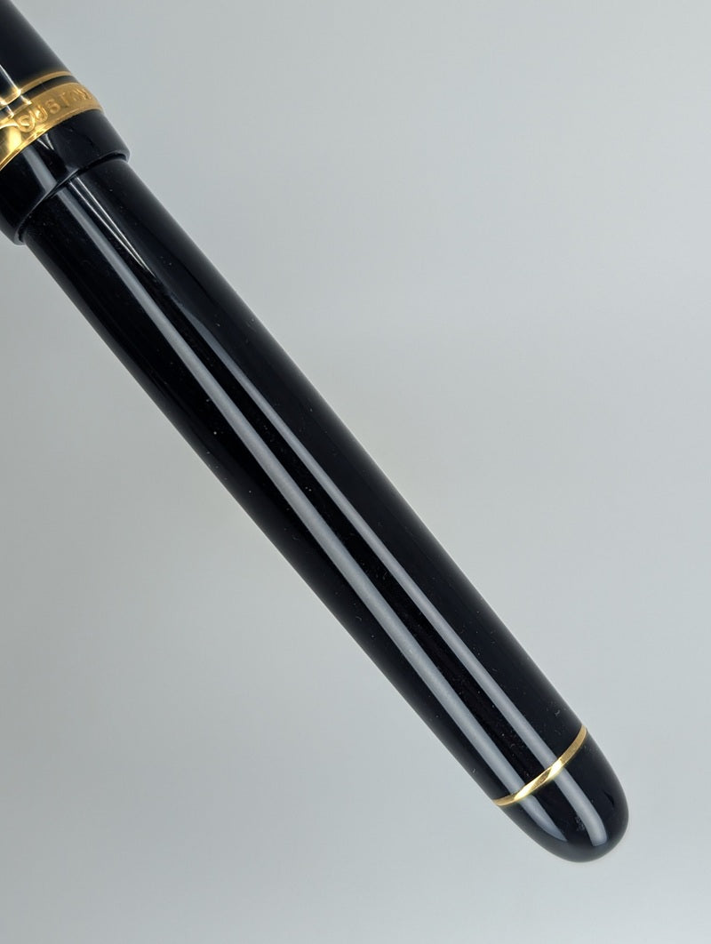 *Consignment* Pilot Custom 74 Black Fountain Pen 14k Gold Double Broad Nib