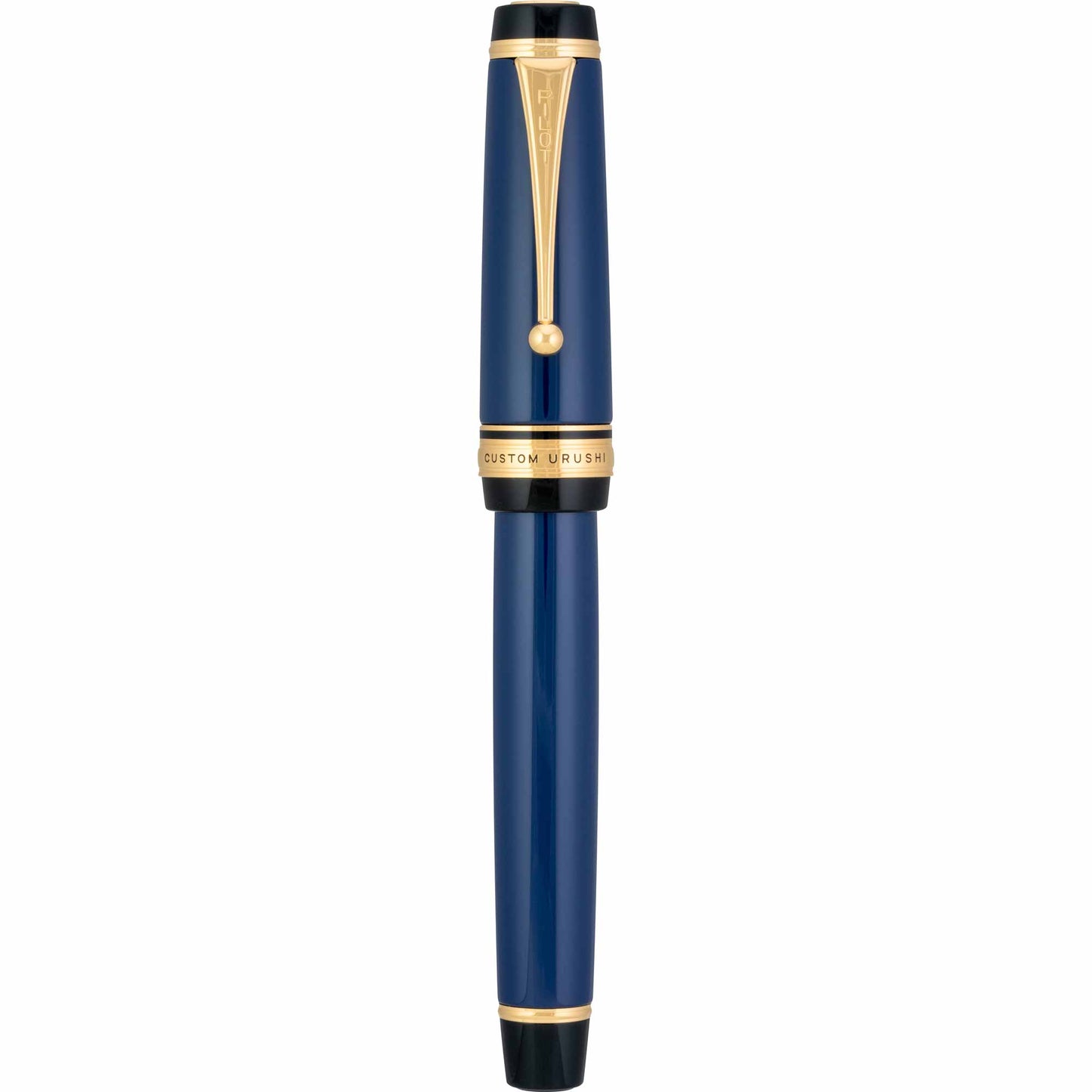 Pilot Custom Urushi Blue Fountain Pen 18k Gold FM (Fine Medium) Nib