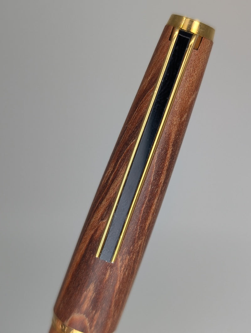 *Consignment*Vintage Pilot Custom H679 Wood Fountain Pen 18k Medium Nib