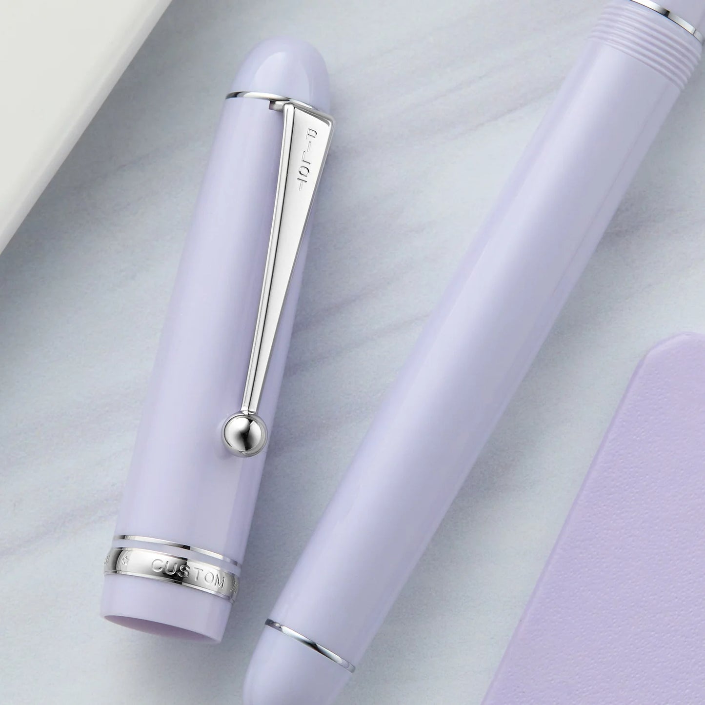 Pilot Custom 74 Lavender Fog Fountain Pen 14k Gold Nib