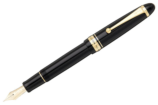 Pilot Custom 743 Black Fountain Pen 14k Gold Soft Fine Medium Nib