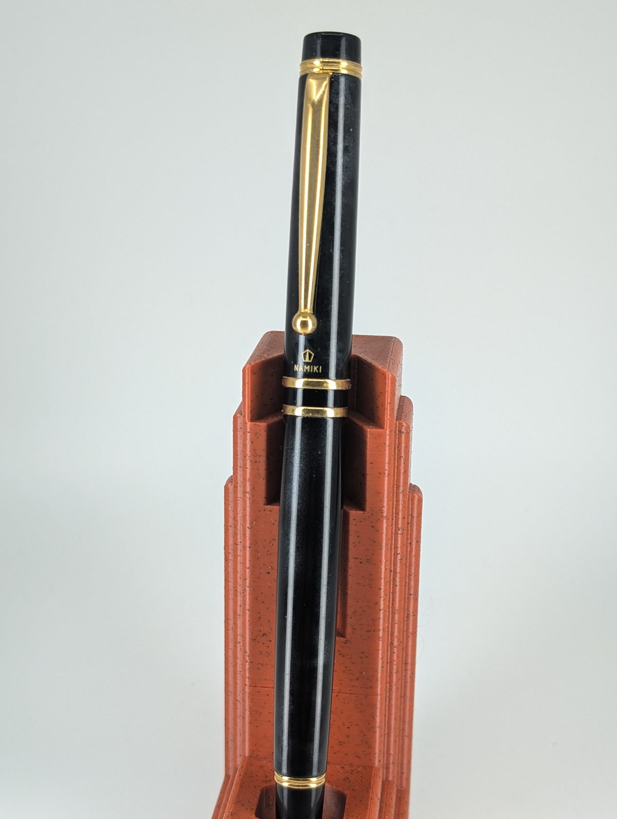 *Consignment* Pilot Custom Grance Black & Silver Lacquer Rollerball Pen