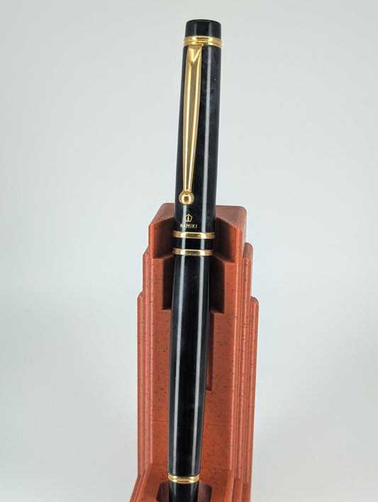 *Consignment* Pilot Custom Grance Black & Silver Lacquer Rollerball Pen