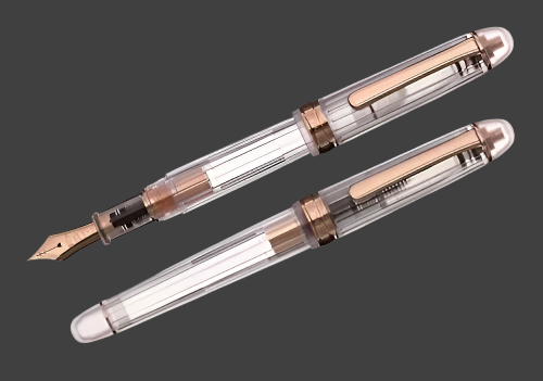Platinum 3776 Century Fountain Pen - Nice - Rose Gold Trim - 14k Fine