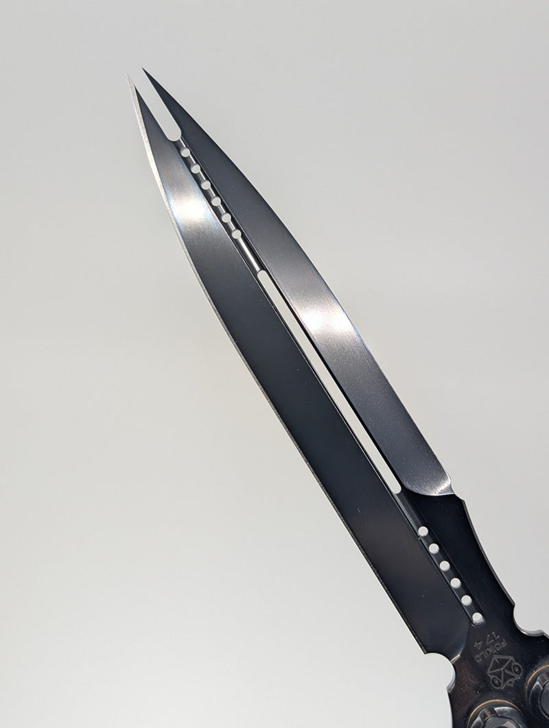 Poikilo x Syco "Nova" Titanium Live Blade Balisong